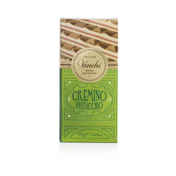 Extra jemný mliečny pistáciový nugát - Cremino Pistachio, 110 g