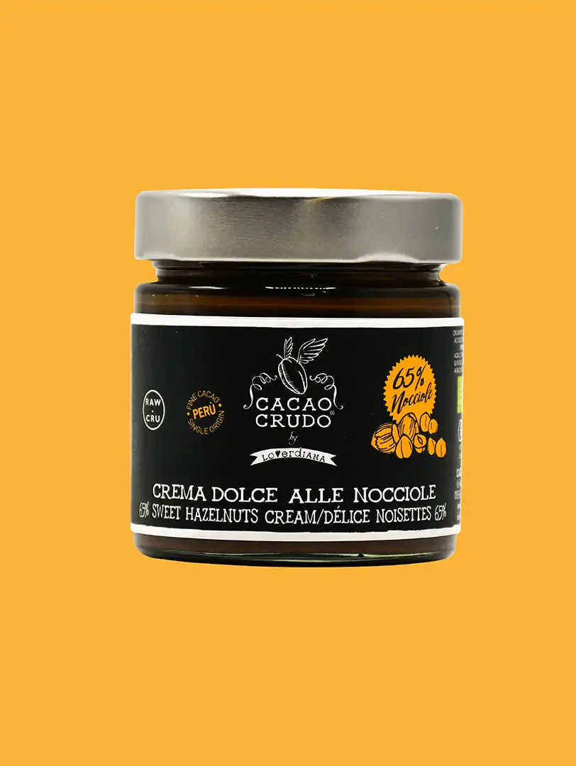 Lieskovcová 65 % nátierka bez cukru - Cacao Crudo, 200 g