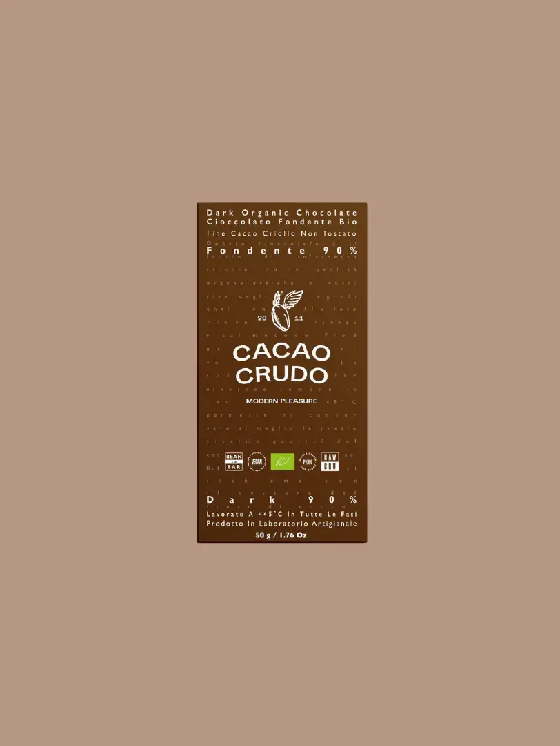90 % čokoláda bez cukru - Cacao Crudo, 50 g