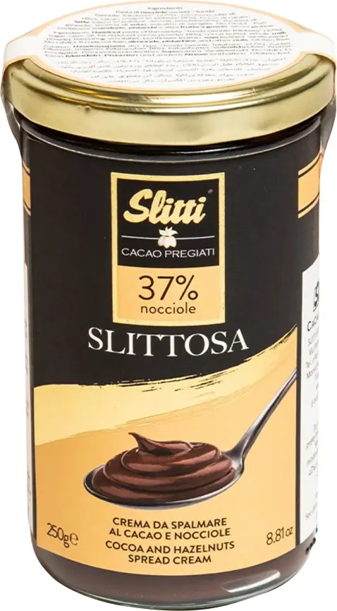 Lieskovcová 37 % čokoládová nátierka Slittosa, 250 g