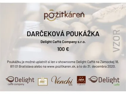 Darčekov&aacute; pouk&aacute;žka 100 &euro;